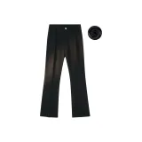 Black (Улучшенный Bootcut Утолщенный и с Флисовой Подкладкой Версия K24301H)