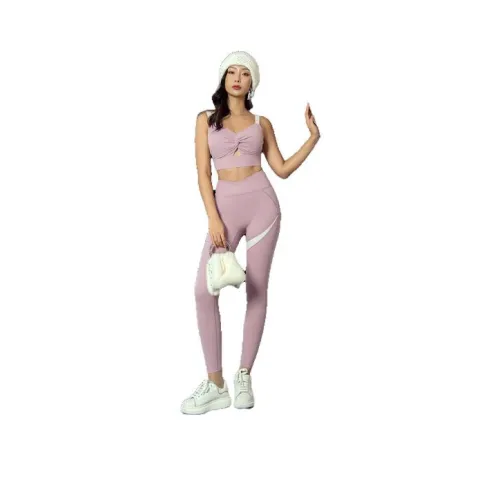 GIDI BOHO Пыльно-розовый Женские Фитнес-комплекты