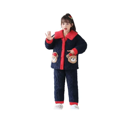 Purr Cow Пижама Комплект Темно-синий Малыш