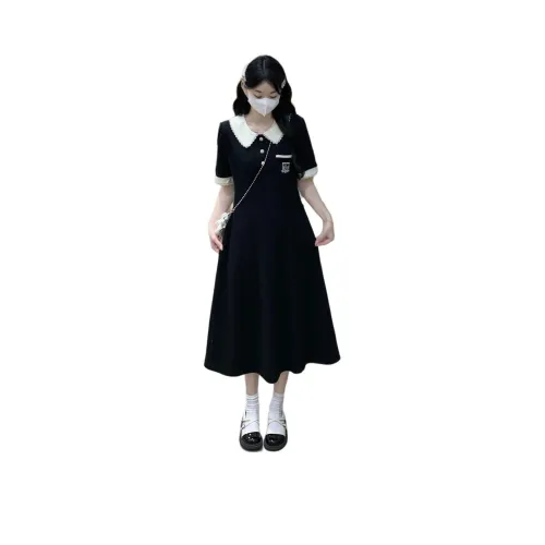 HTHK Короткий рукав Платье Женское