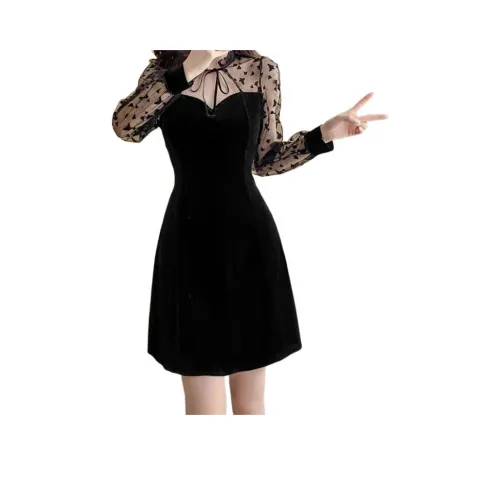 LAKESI Длинное платье с длинными рукавами женское