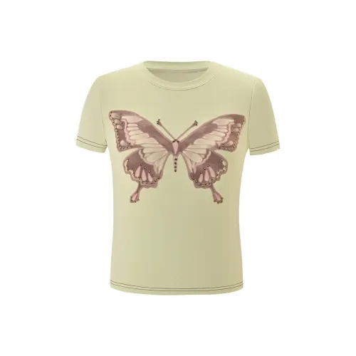 Tiger Mist Бежевые Женские Футболки