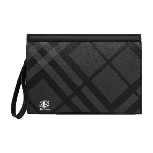 BEN SHERMAN PU (полиуретан) клатч мужской черный