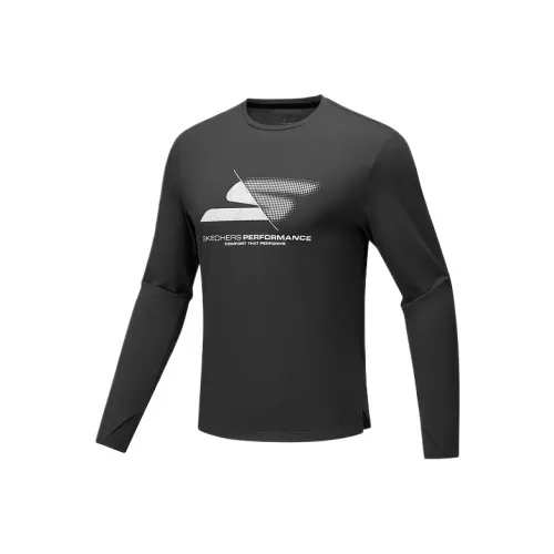 Skechers GODRI Charcoal Black 0018 Мужская T-рубашка