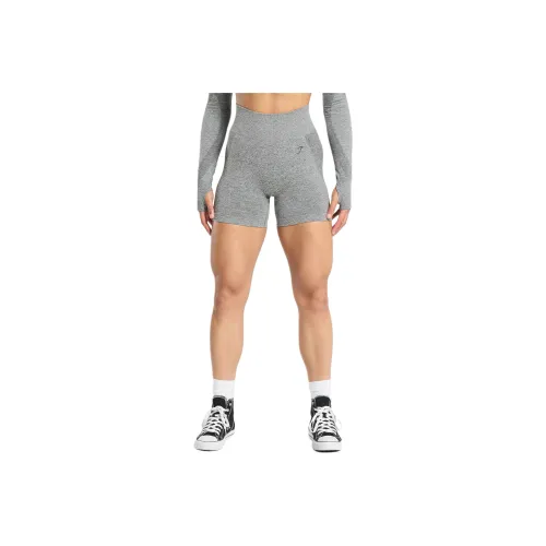 GYMSHARK Повседневные шорты Женские Угольный серый Грязный серый