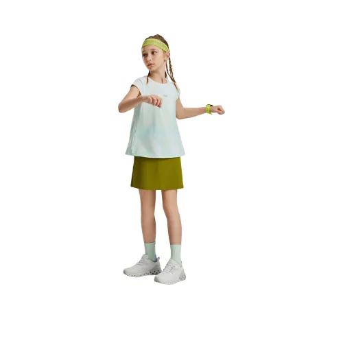 Swift T Рубашка Изумрудная волна Розовая роза Детский