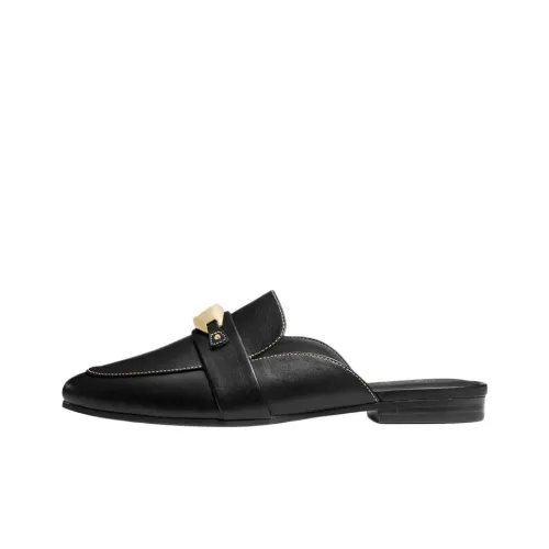 MICHAEL KORS Домашние тапочки с резиновым подошвой женские черные