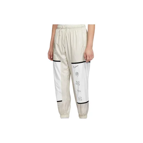 NIKE Светлый костный Женские Повседневные брюки