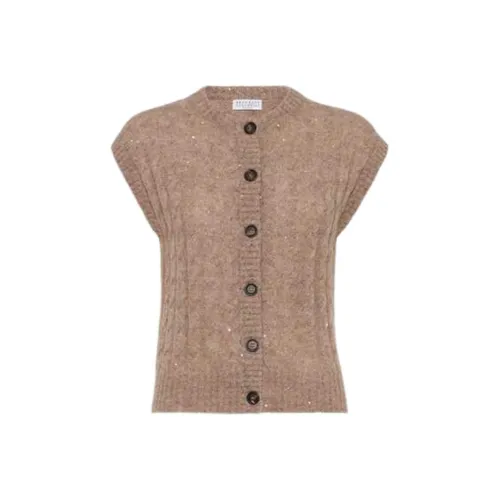 BRUNELLO CUCINELLI Фундуковый Женские Свитеры