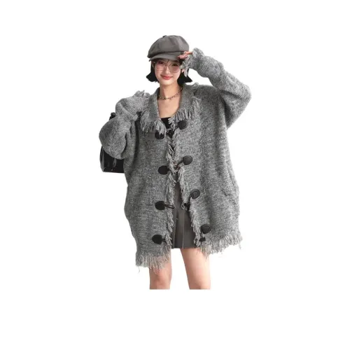 LIZIXIAN Серый Женский Свитер