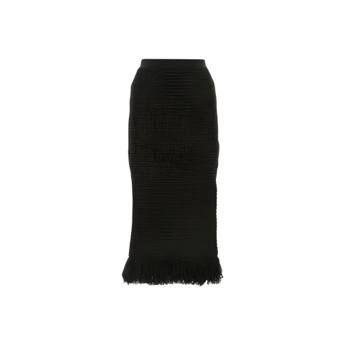 Bottega Veneta Повседневный Длинный Юбка Женские Черный