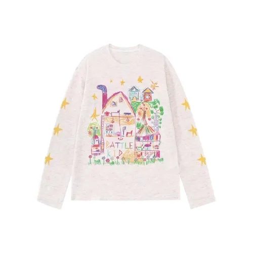 MOONCORE Длинный рукав Т-рубашка Женская