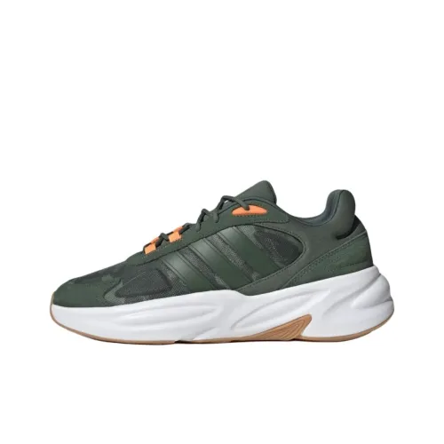 Adidas OZELLE CLOUDFOAM Устойчивые к истиранию Низкие Беговые кроссовки Мужские Зеленые