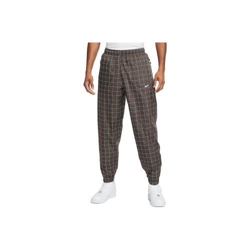 Nike Вязаные тренировочные штаны мужские оливково-серые
