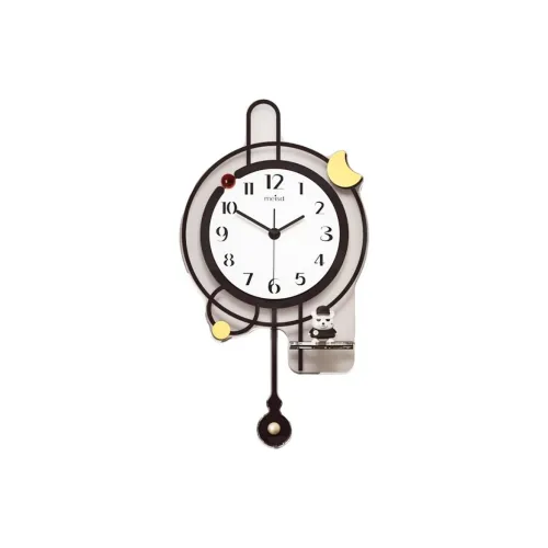 Meishida Механизм с плавным ходом секундной стрелки Стена Часы Унисекс