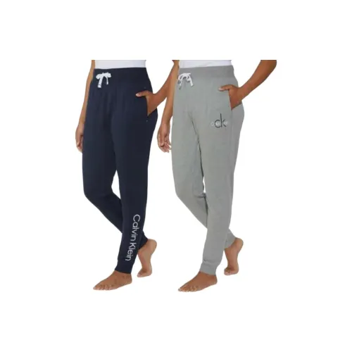 Calvin Klein 2 упаковки Морской синий + Серый Мужские Вязаные Спортивные штаны