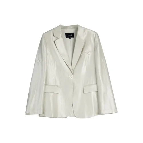 ELLE Серый Зеленый Женские Деловые Костюмы