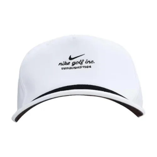 Nike Хлопковые кепки унисекс белые