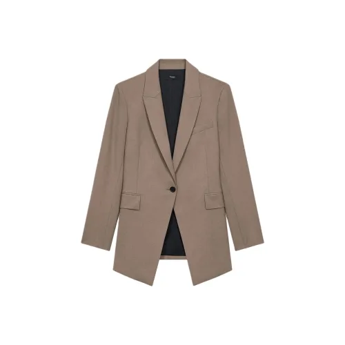 Theory Pulp Оболочка Коричневый Женские Деловые костюмы