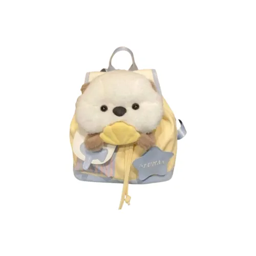 Kewuku Плюшевый Рюкзак Стандартный Женские Желтый