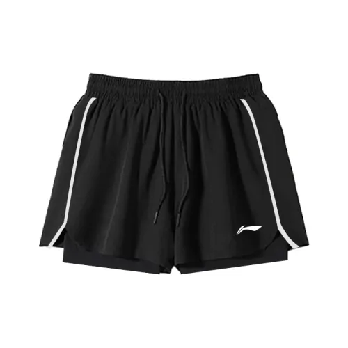 LINING Классический черный Женские Форма Женские Спортивные шорты