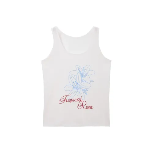 SUSANSAN Облачный белый Женские Майки