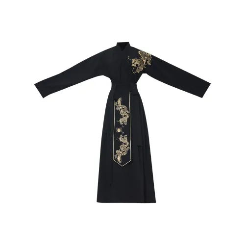 Huan Feather Топ+юбка с ремнем унисекс Ханьфу