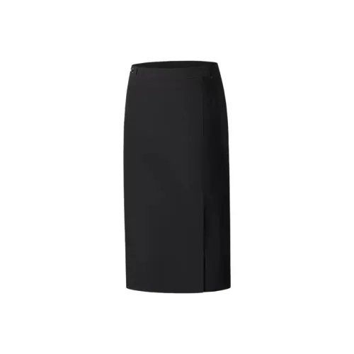 ANTA Черные Женские Повседневные Длинные Юбки