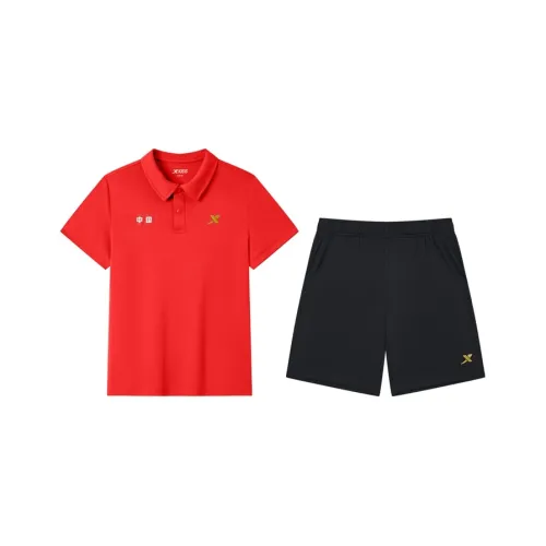 XTEP Повседневная спортивная одежда SS25 Песчаник Красный Подростки