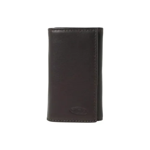 DIESEL Кожа Key Pouch Мужской Коричневый
