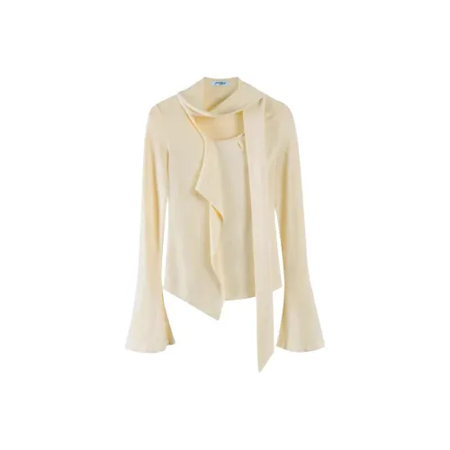 SKYA Желтые Женские Футболки