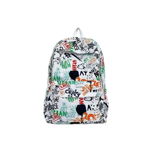 Vack Полиэстер Рюкзак Унисекс Белый Серый Черный Синий