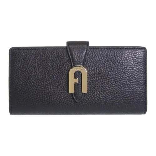 Furla Sofia Grainy Кожа Кошелек Женские Черный