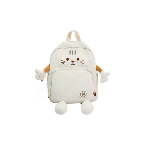 Vack Нейлон Рюкзак Стандартный Women's White Black Yellow Khaki Pink