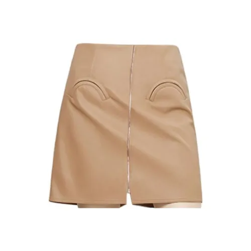 THE SEA LIFE Женские кожаные длинные юбки