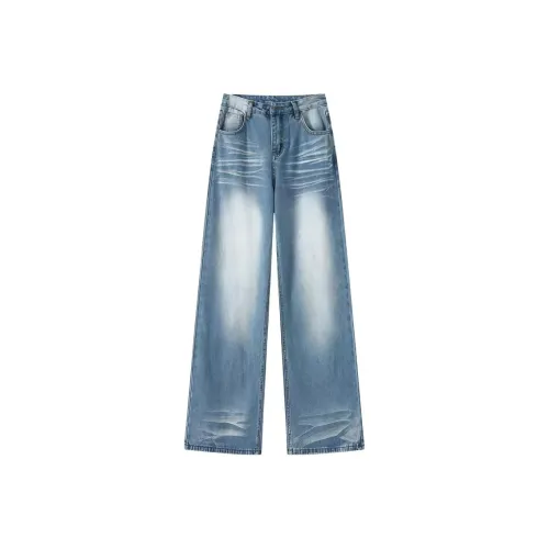 INNI Винтажные синие женские джинсы