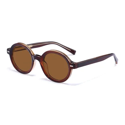 CNLO TR Памятный пластик TR90 OVAL SUNGLASSES Унисекс