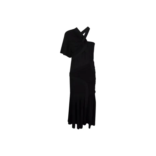 STELLA MCCARTNEY Black Женские Короткие Платья с Рукавами