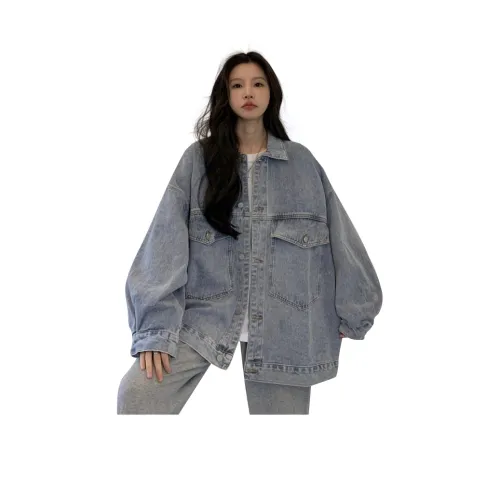 La Chapelle Denim Jacket Women's Light Blue