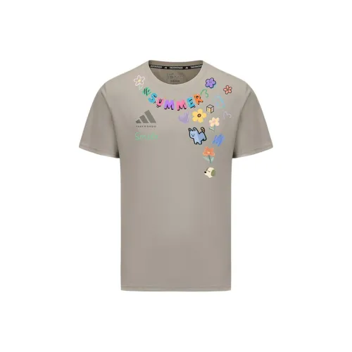 Adidas Бокситовый коричневый Унисекс Футболка