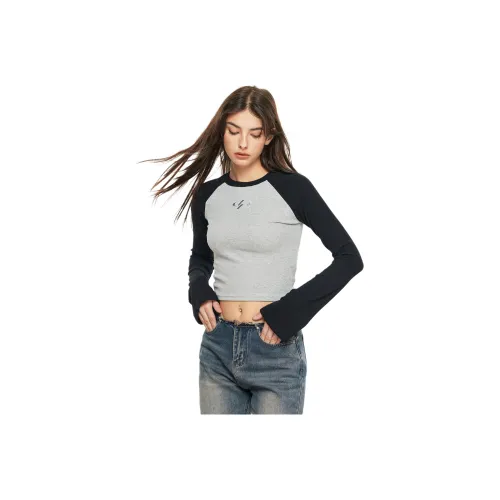 HUFFNPUFF Реглан-рукав Т-рубашка Женская