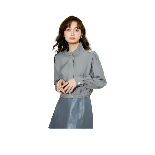 SMEN Куртки и Пальто Женские Серые