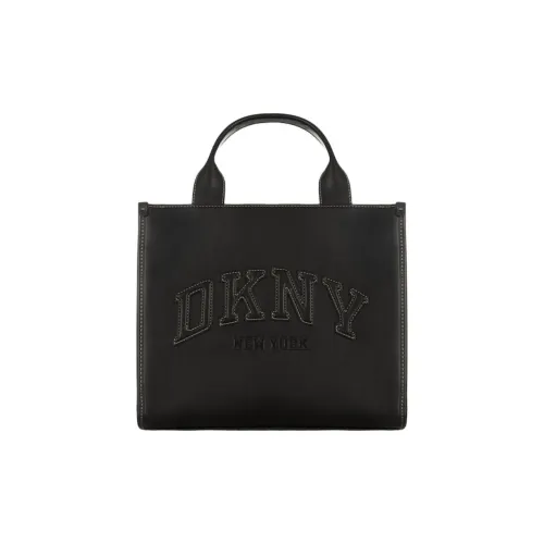 DKNY Кожа Тоут Сумка Сумка для покупок Сумка на плечо Сумка мини Женская Черная
