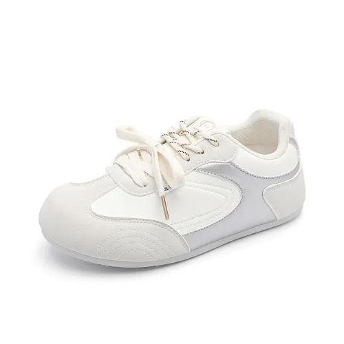 PAUL FRANK Износостойкий Низкий Топ Повседневная Обувь Женская Бежево-Серый