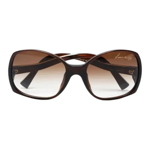 LOUIS VUITTON Ацетат Квадратные Солнцезащитные Очки Женские Умбра