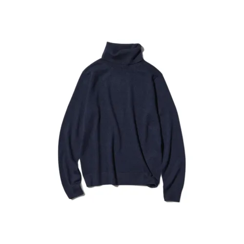 UNIQLO Кашемир Свитер Женский Морской Синий