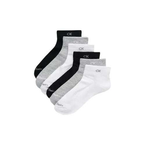 Calvin Klein 6 пар черных (2+Белых 2+Серых 2) женских носков