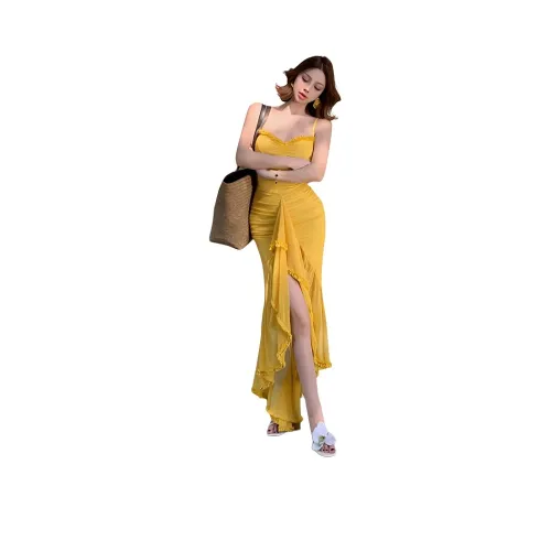 Garbege Желтый Formalwear Женские Вечерние Платья