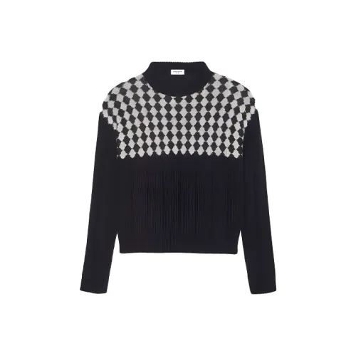 SAINT LAURENT FW21 Свитер Мужской Черный