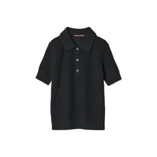 UNIQLO Поло Женское Черное